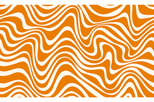 Wavy swirl caramel pattern, a Food Illustration by Buch&Bee