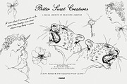 Bitter Sweet Creatures: Surreal Line, a Decorative Illustration by Purple (Thumbnail 9 of 9)