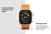 Apple Watch Ultra Mockup Set, a Wearable Device Mockup by ForgeDesign (Thumbnail 3 of 14)