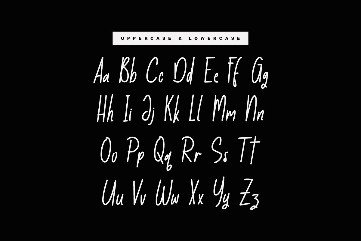 Dansols Avenquor Handwritten Font, a Handwritten Font by Maulana Creative (Photo 3 of 8)