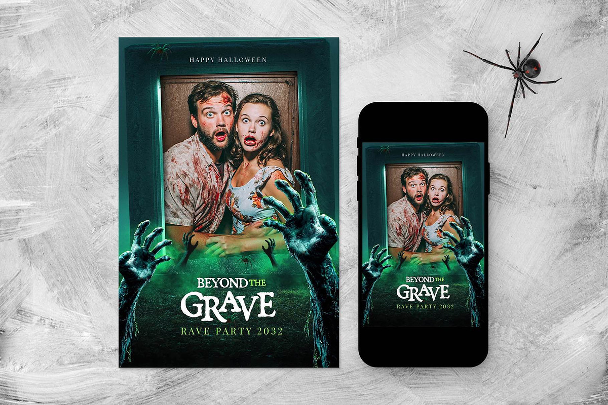 Halloween Flyer Template, a Flyer Template by BrandPacks (Photo 2 of 4)