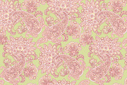 3 Floral paisley fabric patterns, a Wallpaper Graphic by antalogiya (Thumbnail 4 of 4)