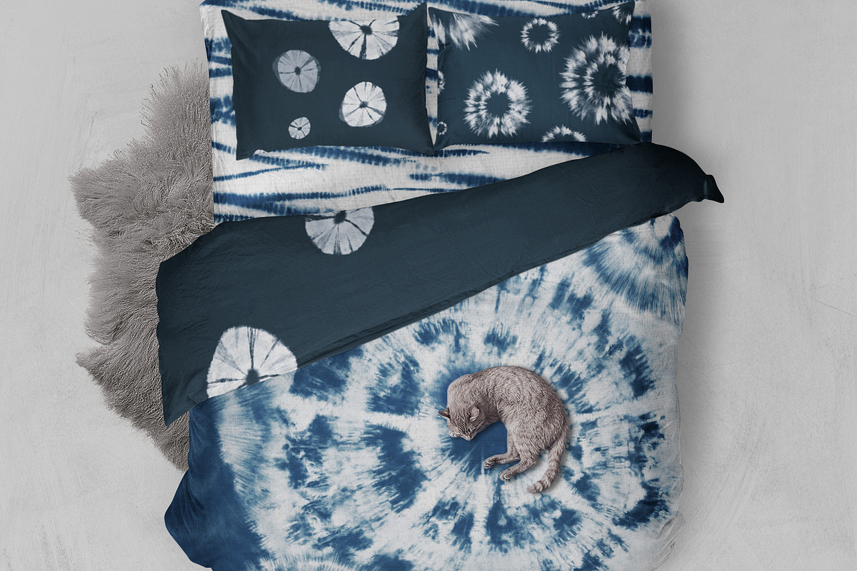 Shibori Tie Dye Procreate Brushes, a Brush Add-On by OlgaRom (Photo 10 of 10)