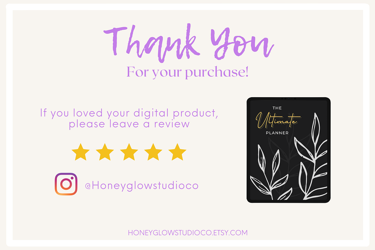 Dark Mode Digital Planner iPad, a Templates & Theme by HoneyGlowStudioCo (Photo 9 of 9)