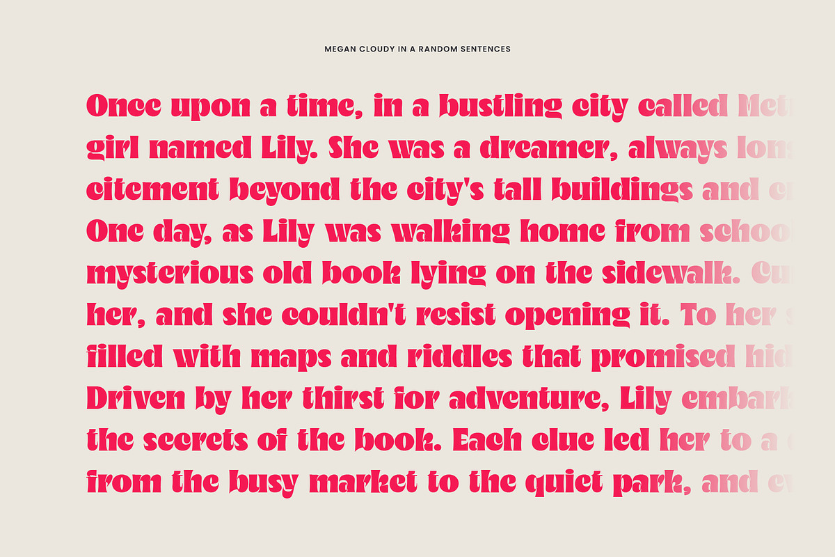 Megan Cloudy - Charming Serif, a Serif Font by Variatype (Photo 6 of 10)