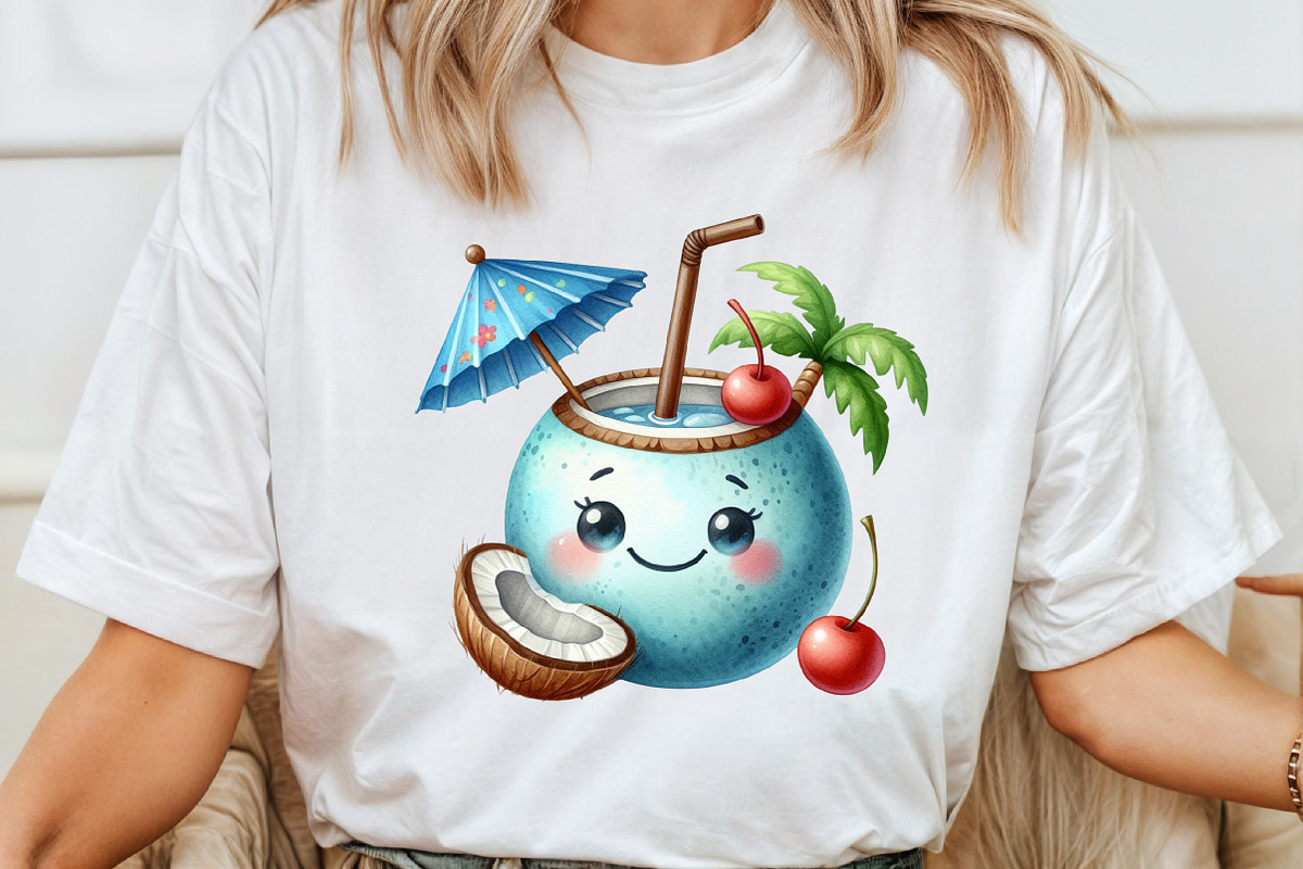 Cute Summer Beach Clipart, an Illustration by Pixels.Craft (Photo 6 of 7)