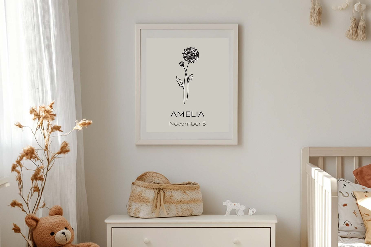 Birth Month Flowers – Floral Zodiac, an Object Graphic by Irina Ostapenko (Photo 5 of 7)
