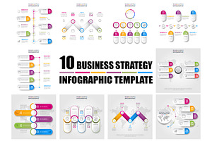 10 Business strategy infographic