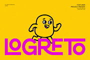 Logreto - Ligature Geometric Font, a Sans Serif Font by Font Liner (Thumbnail 1 of 10)
