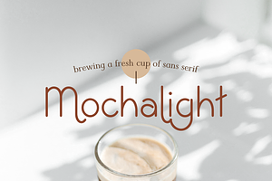 Mochalight Sans Serif Font