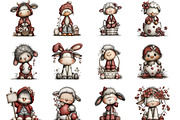 Whimsical Baby Farm Easter Clipart, an Illustration by Designking (Thumbnail 3 of 5)