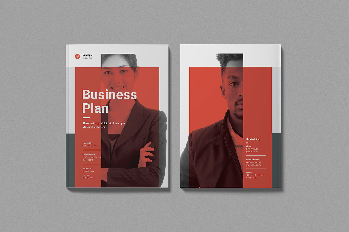 Business Plan Template, a Brochure Template by Work-Envance (Photo 10 of 10)