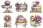 Whimsical Summer Wooden Sing Clipart, an Illustration by Daily.Designs (Thumbnail 5 of 7)