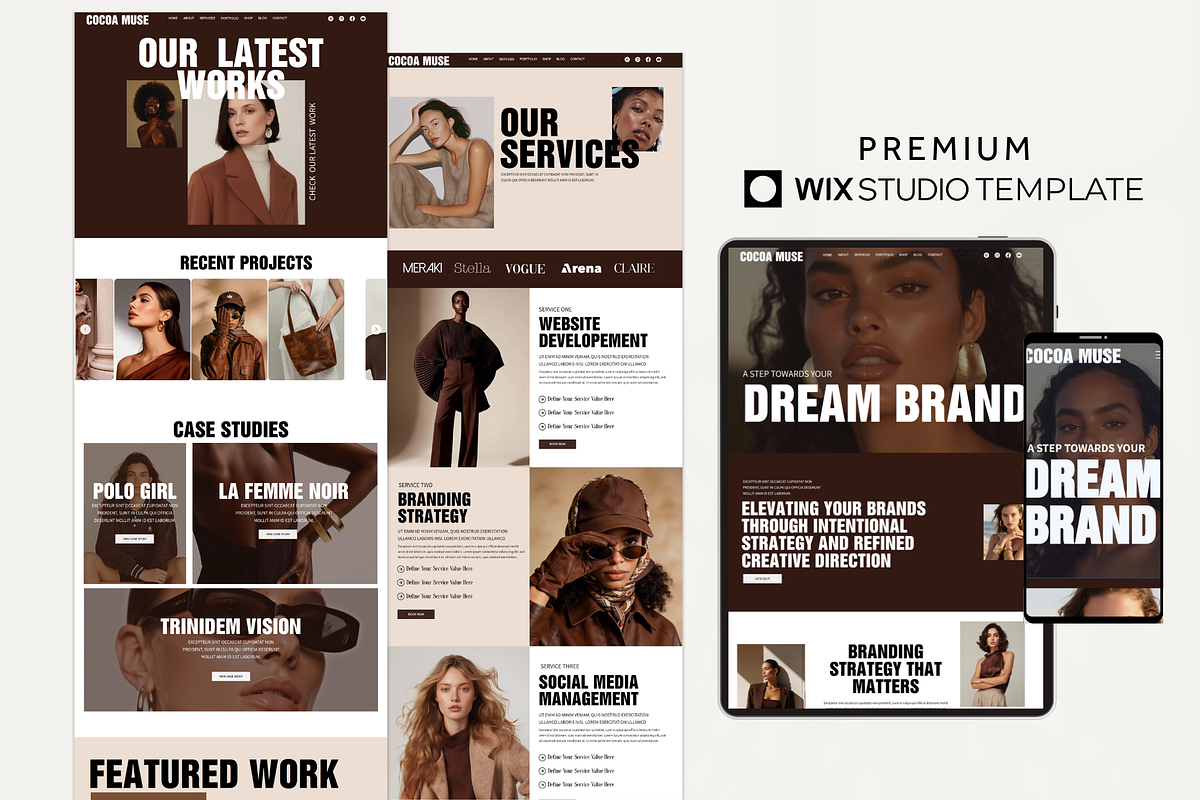 Luxury Wix Studio Website Template, a Wix Template by AdvertFox (Photo 5 of 10)