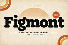 Figmont — Bold Retro Display Font