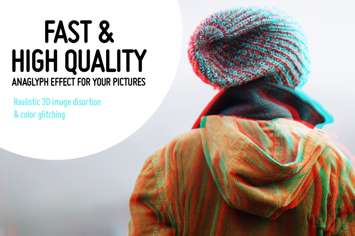 Quick 3D Anaglyph Effect, a Layer Style Add-On by Evlogiev Studio (Photo 2 of 4)