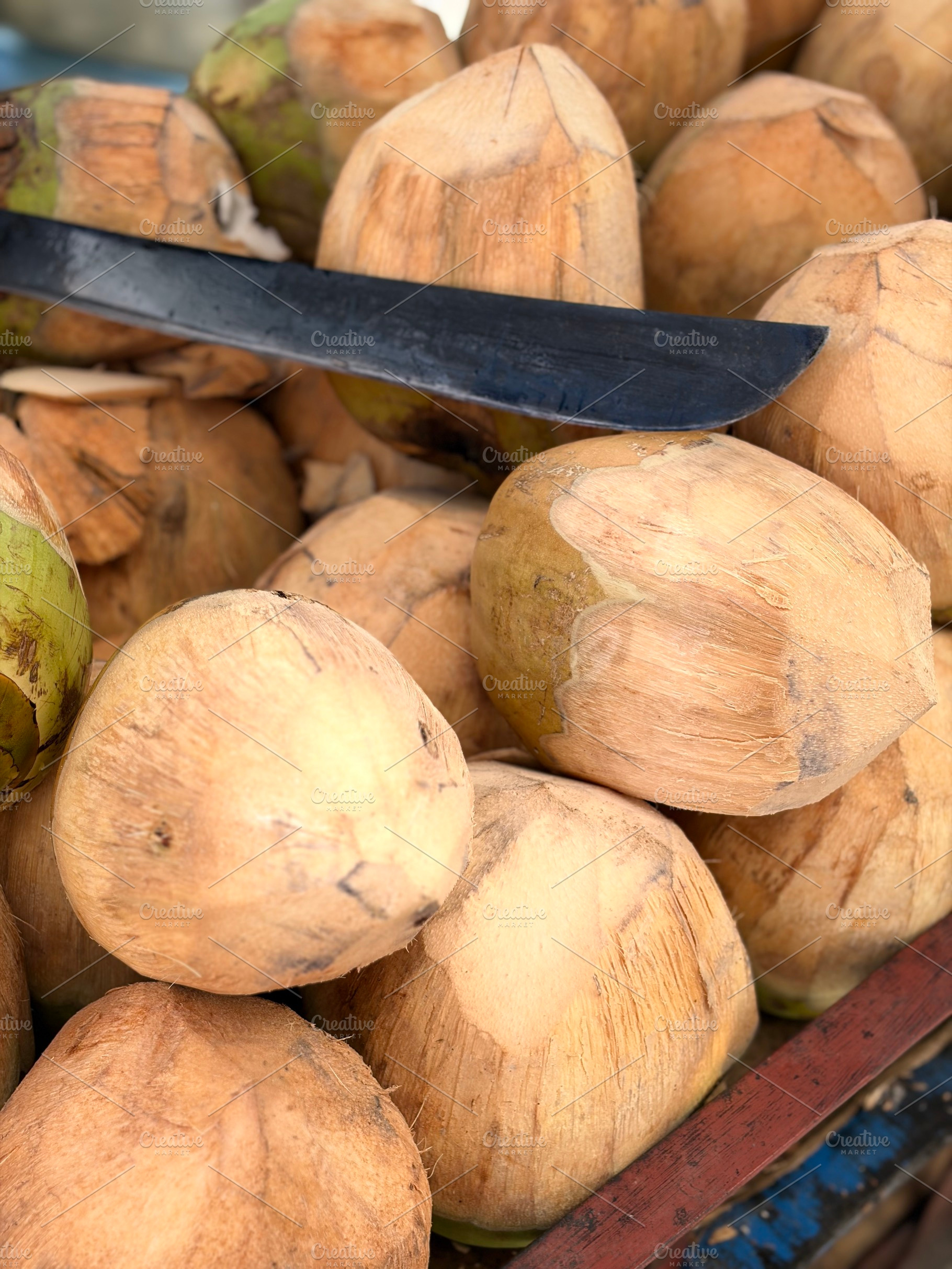 Coconut And Machete, a Food & Drink Photo by Color FFF