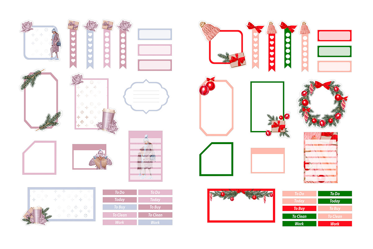 Printable Journal Sticker Collection, a Design Template by DigitalDesignAI (Photo 12 of 13)