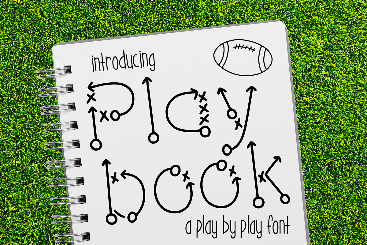 Play Book a Play by Play Font, a Font by Kitaleigh (Photo 1 of 3)