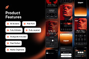 Clipzy - The Professional Editor, an UI Kit Template by SyalUIUX (Thumbnail 4 of 7)