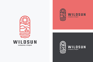 Wild Sun Travel Logo, a Branding & Logo Template by Design_Planet