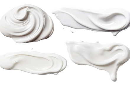 cream smears transparent background