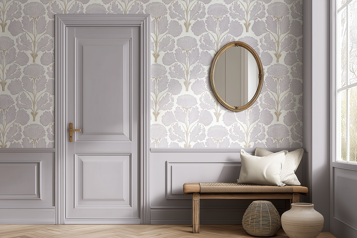 Wallpaper Wainscotting Mockup PSD, a Household Mockup by 1001 mockups (Photo 8 of 9)
