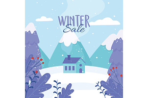 winter sale card, a Finance Illustration by studiogstock