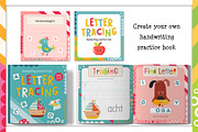 Letter Tracing Handwriting practice, an Education Illustration by Nursery Art (Thumbnail 11 of 12)
