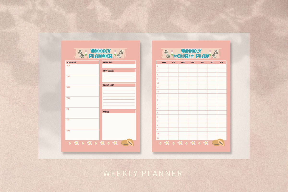 Planner Bundle Templates, a Stationery Template by Yiru Chen Studio (Photo 3 of 7)