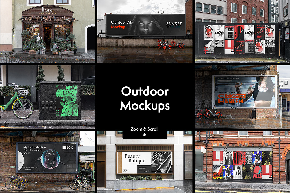 Posters and Signs Mockups Bundle, a Product Mockup by Mockup Cloud (Photo 10 of 21)