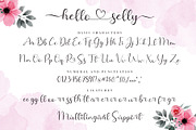 Hello Selly, a Script Font by AEN Creative Studio (Thumbnail 9 of 12)