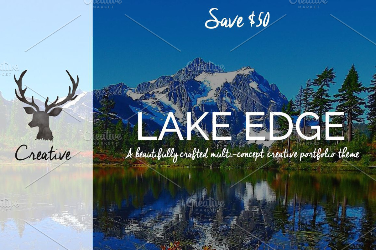 LAKE EDGE | Creative Portfolio Theme, a WordPress Template by Krystal Designs Co. (Photo 6 of 7)