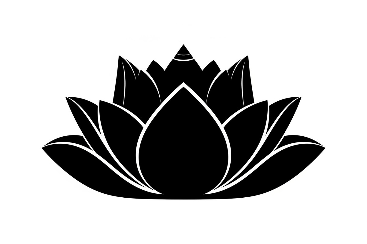 Lotus Flower Silhouette Vector Bundl, an Illustration by Creativeshirt (Photo 46 of 51)