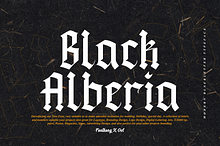 Black Alberia - Modern Blackletter
