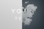 Cloud Text Effect, a Brushes & More by MarkSupply (Thumbnail 2 of 3)