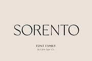 Sorento | Font Family, a Sans Serif Font by Larin Type Co. (Thumbnail 1 of 15)