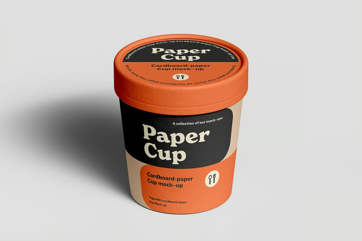 Cardboard Cup Mockup, a Packaging Mockup by zippypixelstudio (Photo 14 of 14)