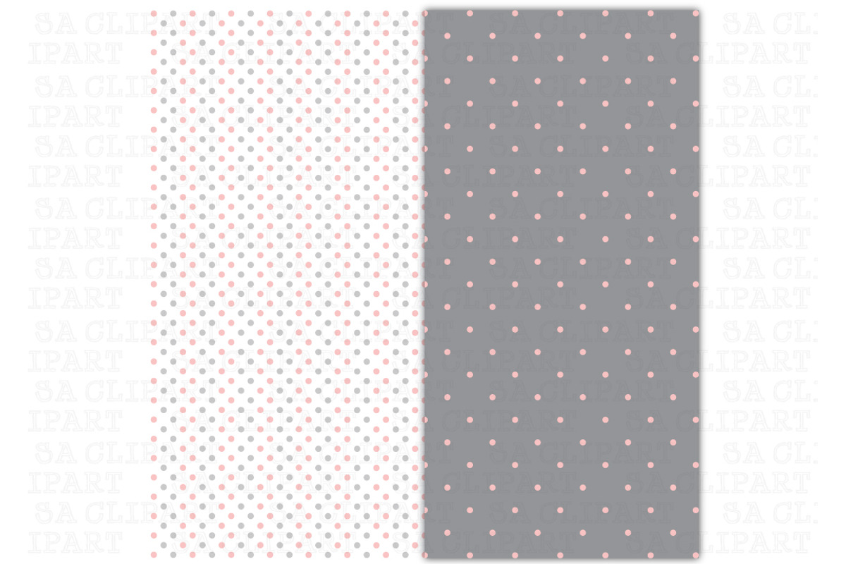 Polka Dots Digital Papers Pack, an Illustration by SA ClipArt (Photo 2 of 3)