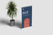 Roll Up Banner Mockups, an Advertising Mockup by graphiccrew (Thumbnail 2 of 10)