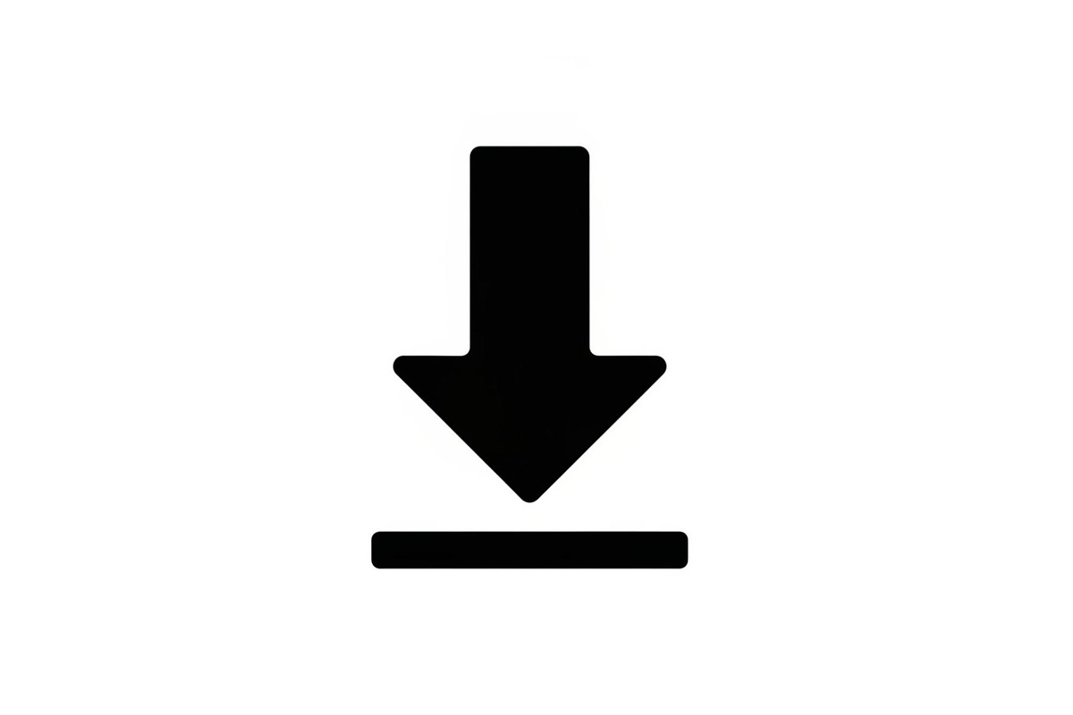 Bold Down Arrow Minimal Icon Bundle, an Icon by hafijul (Photo 5 of 10)