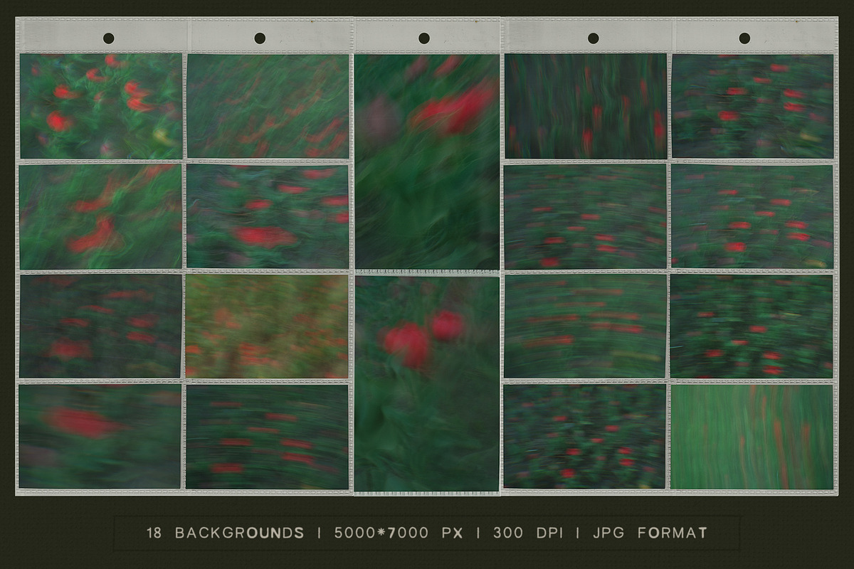 Impressionist Garden Floral Textures, a Background Graphic by lerinartstudio (Photo 9 of 9)