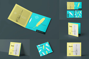 CD Digi Pack Mock-up, a Product Mockup by zippypixelstudio