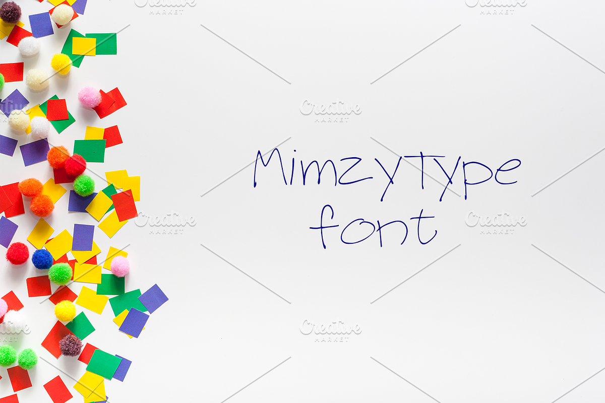 MimzyType-Regular-46-25, a Font by canve (Photo 2 of 2)
