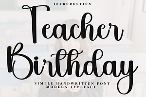 Teacher Birthday