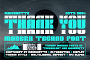 Aruesa - Modern Techno Font, a Serif Font by MaikoHatta (Thumbnail 8 of 8)