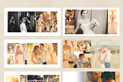 White Wedding Album Template, a Presentation Template by Posh Papers & Patterns (Thumbnail 2 of 5)