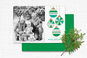 Modern Christmas Card Template