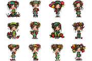 Summer Nurse Clipart, a Person Illustration by Designking (Thumbnail 2 of 5)