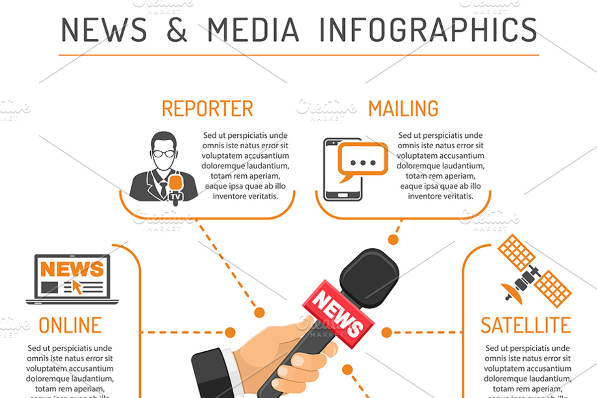 News and Media Concepts, a Technology Illustration by TAlex (Photo 5 of 6)